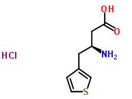 (S)-3-amino-4-(3-thienyl)butanoic acid hydrochloride  CAS NO.270262-99-2